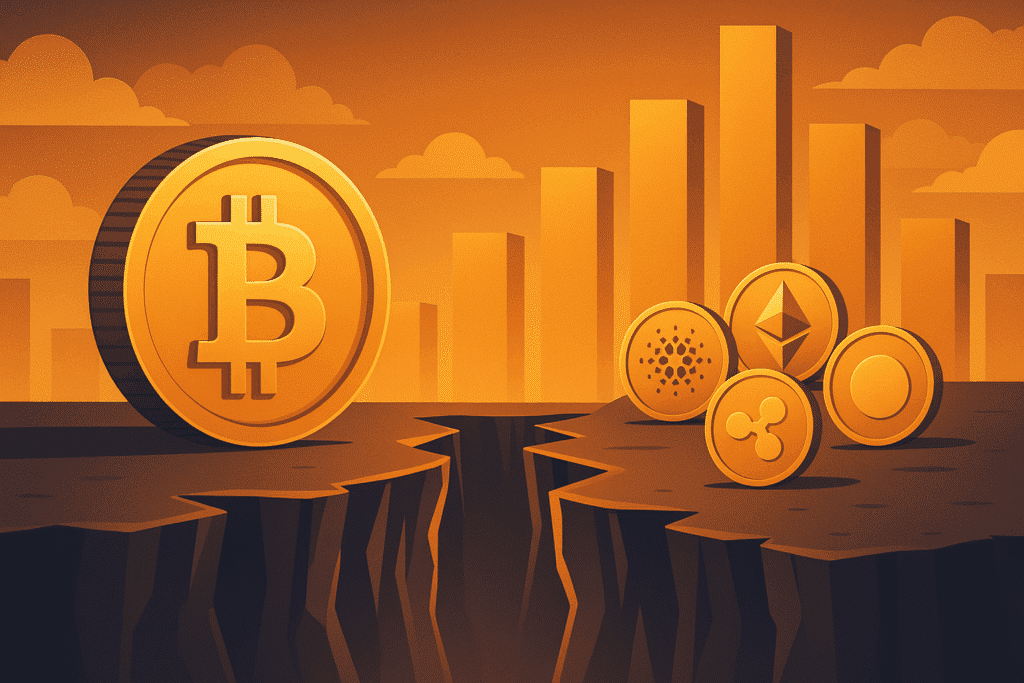 Bitcoin’s Institutional Surge Widens Trillion-Dollar Gap With Altcoins