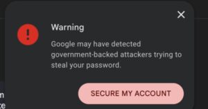 The Office Of Bcin Ces From Google Recipients From Government-Based Attacks