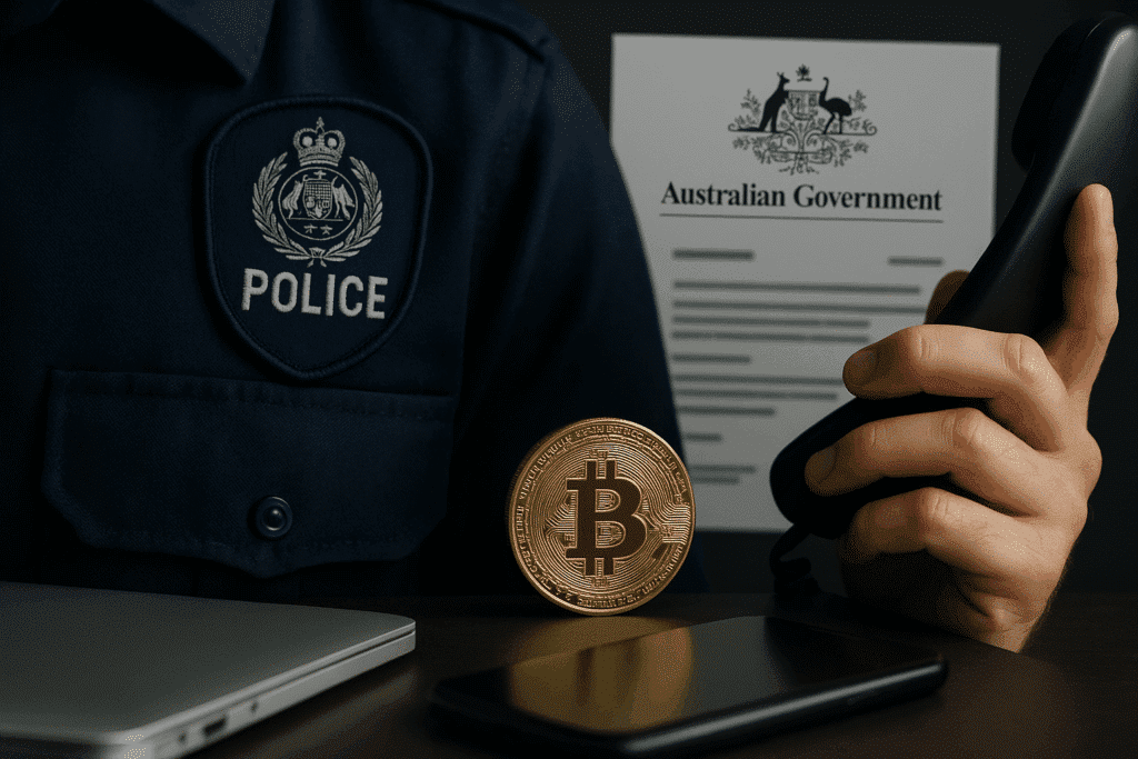 Crypto Scammers In Australia Pose As Police Using Fake Government Reports