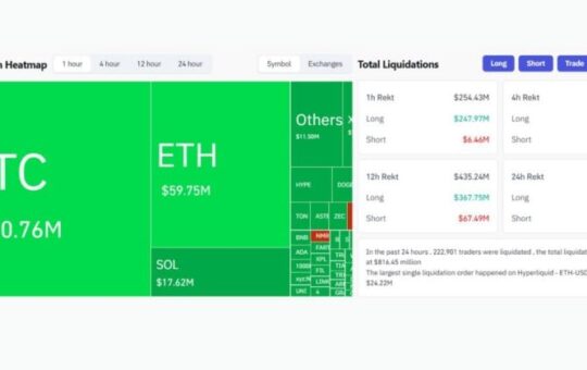 Bitcoin Suddenly Drops Below $87,500, Prompting More Than $250 Million In Liquidity