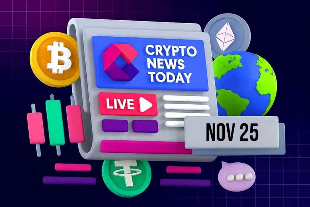 [Live] Crypto News Today: Latest Updates For Nov. 25, 2025 – Bitcoin Holds Above $87K In Broad Market Rebound; Glassnode Flags Oversold Conditions With Early Signs Of Recovery