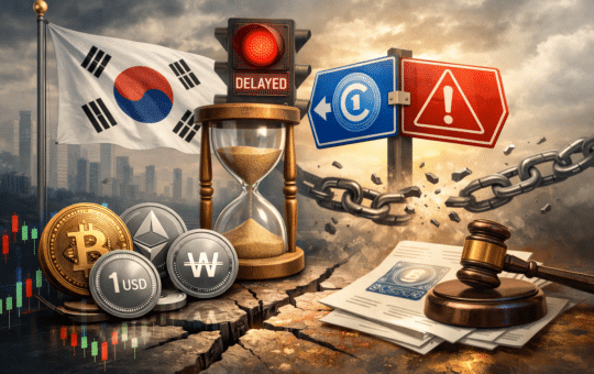 South Korea Delays Digital Asset Law As Stablecoin Oversight Divides Regulators