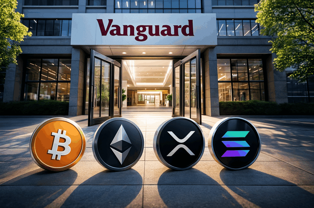 Vanguard Opens Door To Bitcoin, Ethereum, Xrp, And Solana Etfs