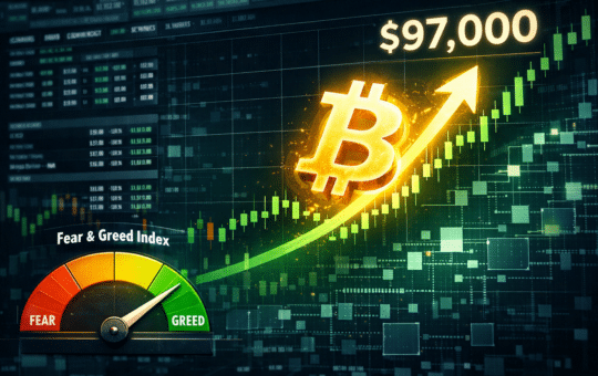 Crypto Fear And Greed Index Returns To Greed As Bitcoin Rally Above $97K