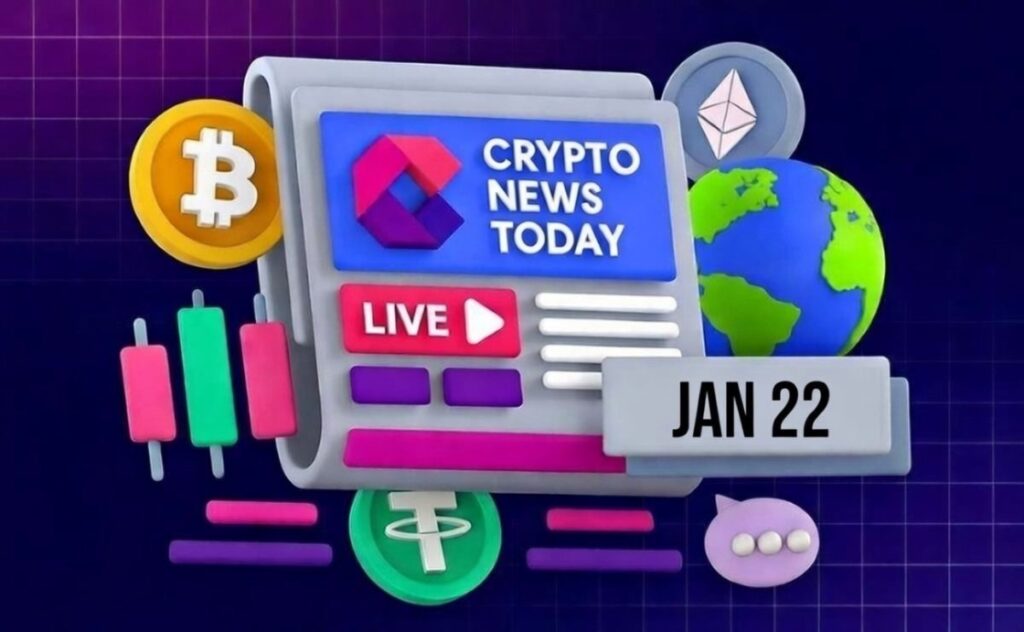 [Live] Crypto News Today: Latest Updates For Jan. 22, 2026