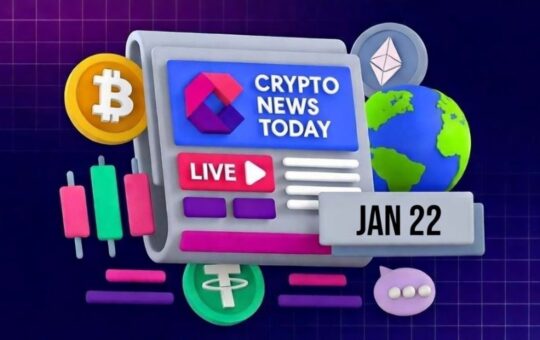 [Live] Crypto News Today: Latest Updates For Jan. 22, 2026