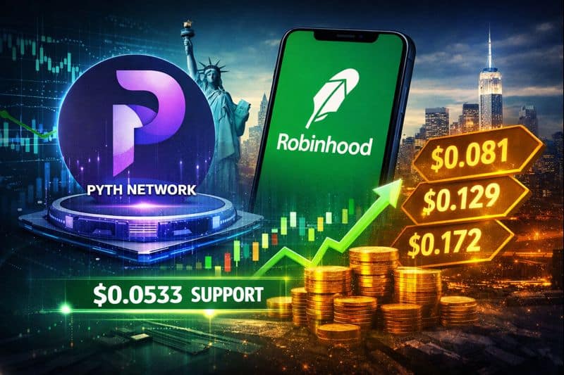 Pyth Network (Pyth) Bounces Back On Robinhood Listing
