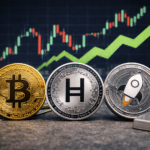 HBAR is up 15% and XLM is up 10% as Bitcoin regains $70k.