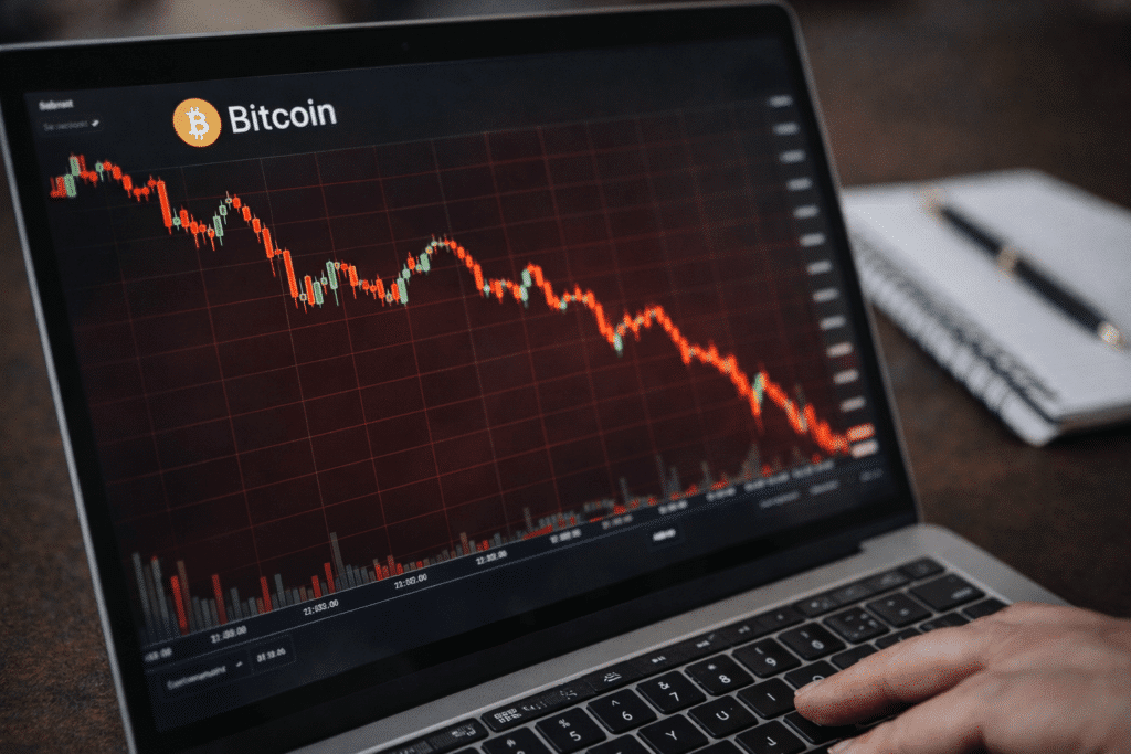Bitcoin Trading Chart Goes Down