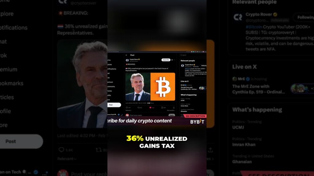 Netherlands Crypto Tax Shock Smart Money Flees Shorts