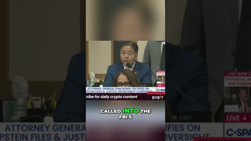 Ted Lieu Accuses Pam Bondi Of Lying Under Oath Epstein