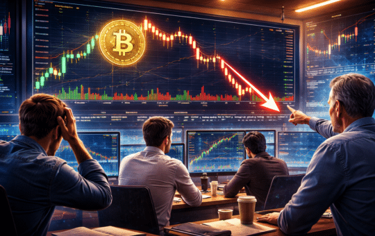 Bitcoin Drops Below $74K Amid Middle East Tensions And Mixed Market Signals.