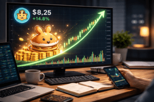 (Cake) $1.60 Higher, Bullish Sentiment Grows As Open Interest Rises