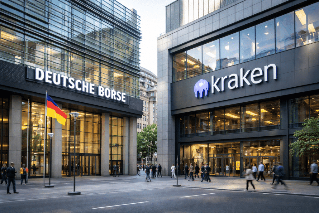 Deutsche Börse Acquires 1.5% Stake In Kraken Crypto Exchange