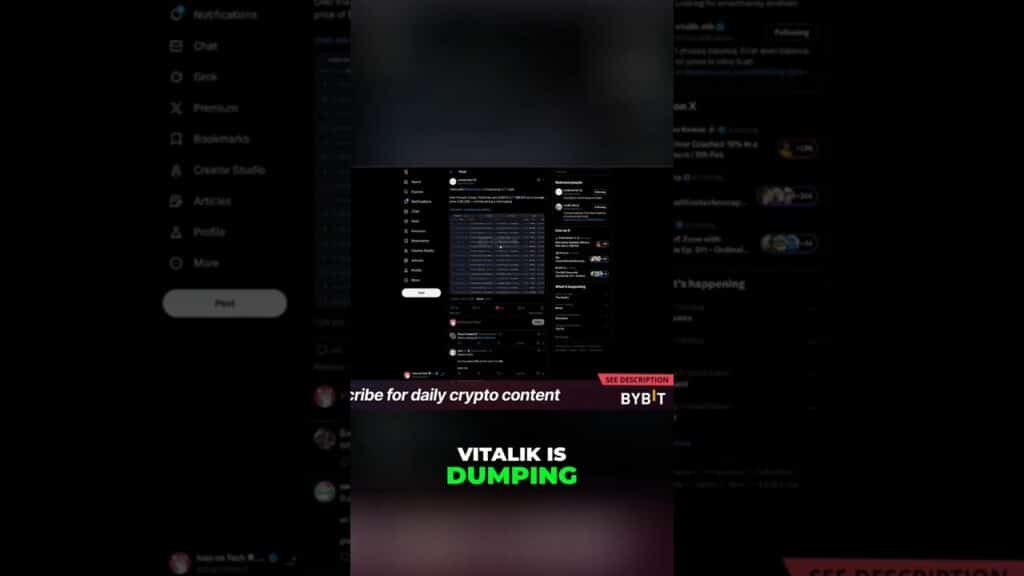 Vitalik Dumps Eth Bearish Signal Or Strategic Move Shorts