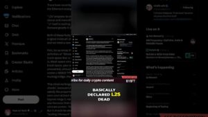 Vitalik Declares L2S Dead Eth Bullish News Shorts