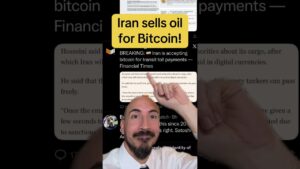 Iran Sells Oil For Bitcoin