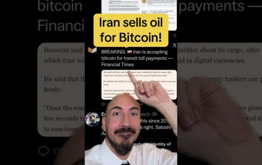 Iran Sells Oil For Bitcoin